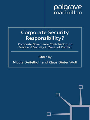 cover image of Corporate Security Responsibility?